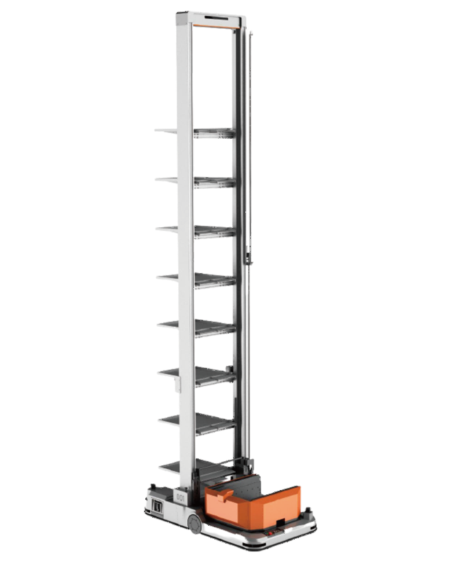 夹抱式料箱AGV小车9层